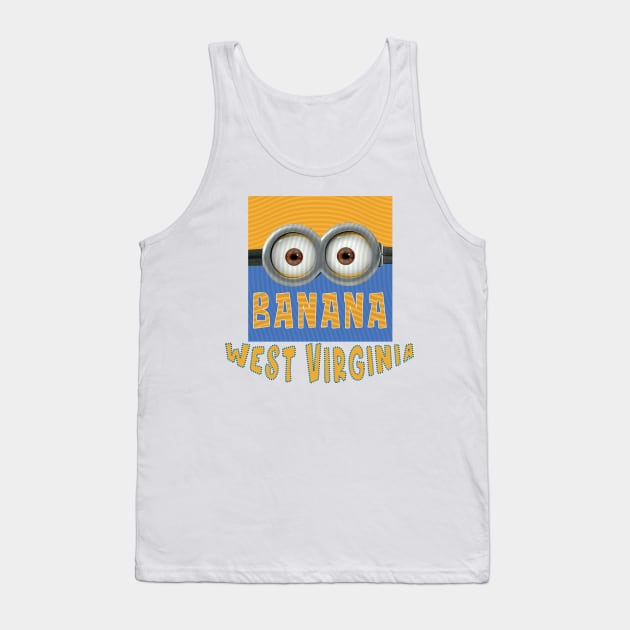 DESPICABLE MINION AMERICA WEST VIRGINIA Tank Top by LuckYA